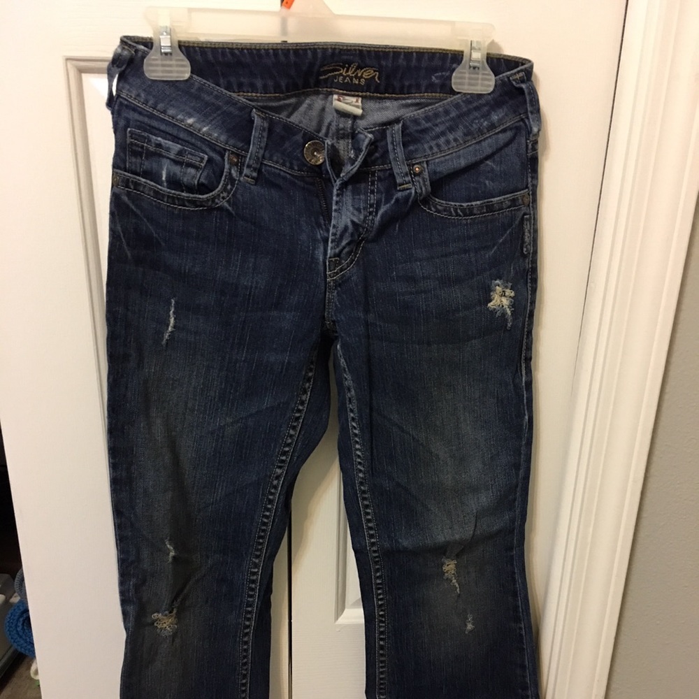Silver jeans